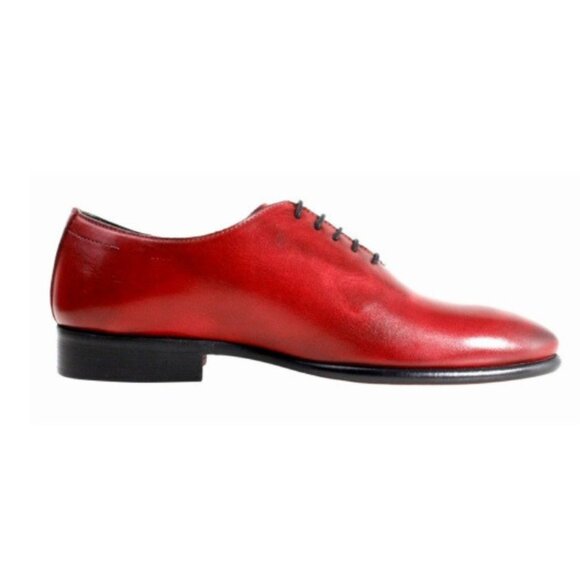 Franck Red Oxford Shoes For Mans main image 6